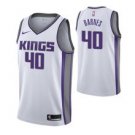 Men'sacramento Kings #40 Harrison Barnes White basketball  Jersey