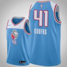 Men'sacramento Kings #41 Kosta KoufosBlue Jersey City