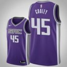 Men'sacramento Kings #45 Jack Cooley Purple Icon  Jersey