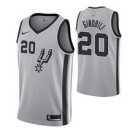 Men'san Antoniopurs #20 Gray Manu Ginobili Graytatement  Jersey