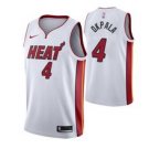 Miami Heat #4 KZ Okpala White basketball  Jersey