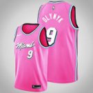 Miami Heat #9 Kelly Olynyk Pink Earned  Jersey