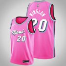 Miami Heat #20 Justise Winslow Pink Earned  Jersey