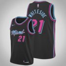 Miami Heat #21 Hassan Whiteside BlackCity Jersey
