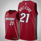 Miami Heat #21 Hassan WhitesideRedtatementJerse y