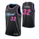 Miami Heat #32haquille O'Neal Black Vice Night Jersey