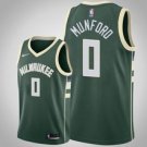 Milwaukee Bucks #0 Xavier Munford Green Icon  Jersey