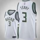 Milwaukee Bucks #3 Jason Terry White Jersey