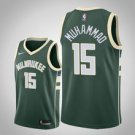Milwaukee Bucks #15habazz Muhammad Green Icon  Jersey