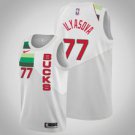 Milwaukee Bucks #77 Ersan Ilyasova White Earned Jersey