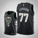 Milwaukee Bucks #77 Ersan llyasova Blacktatement Jersey