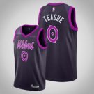 Minnesota Timberwolves #0 Jeff Teague Purple  Jersey City