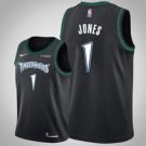 Minnesota Timberwolves #1 Tyus Jones Black Jersey Classic
