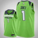 Minnesota Timberwolves #1 Tyus Jones Green Jersey