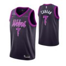 Minnesota Timberwolves #7 Isaiah Canaan Purple  Jersey City