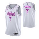 Minnesota Timberwolves #7 Isaiah Canaan White Earned Jersey