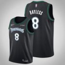 Minnesota Timberwolves #8 Jerryd Bayless Black Jersey Classic