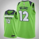 Minnesota Timberwolves #12 C. J. Williams Green Jersey