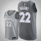 Minnesota Timberwolves #22 Andrew Wiggins Gray Jersey City