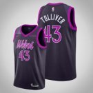 Minnesota Timberwolves #43 Anthony Tolliver Purple  Jersey City