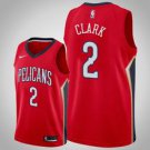 New Orleans Pelicans #2 Ian Clark Redtatement  Jersey