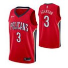 New Orleans Pelicans #3tanley Johnson Redtatement  Jersey