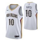 New Orleans Pelicans #10 Jaxson Hayes White Association Jersey