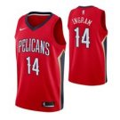 New Orleans Pelicans #14 Brandon Ingram Redtatement  Jersey