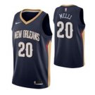 New Orleans Pelicans #20 Nicolo Melli Navy Icon  Jersey