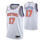New York Knicks #17 Ignas Brazdeikis Whitetatement Jersey