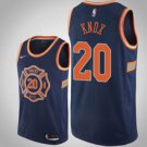 New York Knicks #20 Kevin Knox Navy Jersey - City
