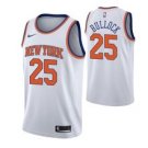 New York Knicks #25 Reggie Bullock White Jersey