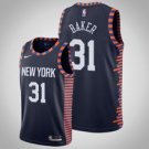 New York Knicks #31 Ron Baker Navy Jersey City