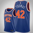 New York Knicks #42 Lance Thomas Royal Iconbasketball  Jersey
