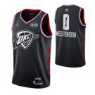 Oklahoma City Thunder #0 Russell Westbrook Black All-Star Game Jersey
