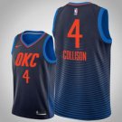 Oklahoma City Thunder #4 Nick CollisonNavytatementJerse y
