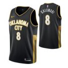 Oklahoma City Thunder #8 Danilo Gallinari Black Jersey City