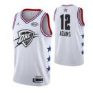 Oklahoma City Thunder #12teven Adams White All-Star Game Jersey