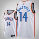 Oklahoma City Thunder #14 K. J. McDaniels White basketball  Jersey
