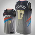 Oklahoma City Thunder #17 Dennischroder Gray Jersey City
