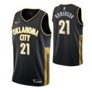 Oklahoma City Thunder #21 Andre Roberson Black Jersey City