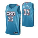 Oklahoma City Thunder #33 Mike Muscala Blue Jersey City