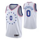 Philadelphia 76ers #0 Josh Richardson White Earned Jersey