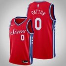 Philadelphia 76ers #0 Justin Patton Redtatement  Jersey