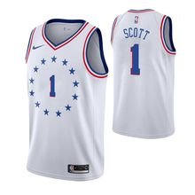 Philadelphia 76ers #1 Mikecott White Earned Jersey