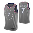 Philadelphia 76ers #7 Haywood Highsmith Gray Jersey City