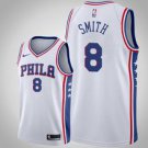 Philadelphia 76ers #8 Zhairemith White basketball  Jerseytitched