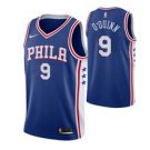 Philadelphia 76ers #9 Kyle O'Quinn Blue basketball  Jerseytitched