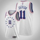 Philadelphia 76ers #11 Demetrius Jackson Gray Earned  Jersey