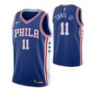 Philadelphia 76ers #11 James Ennis III Blue basketball  Jerseytitched